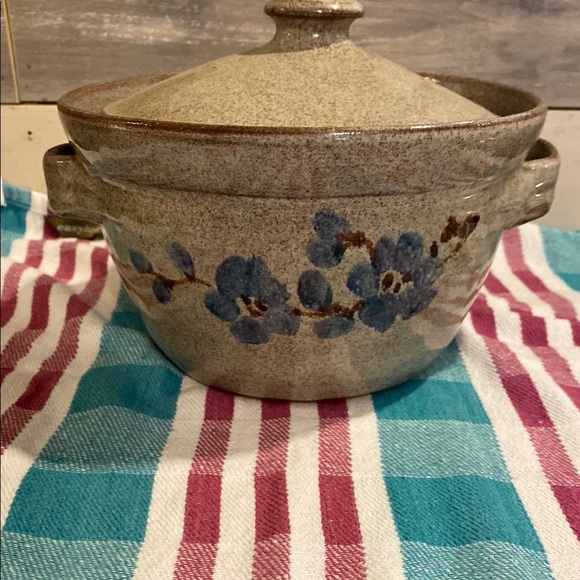 Floral Stoneware Casserole Dish - Picture 1 of 7